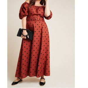 New Anthropologie Lucienne Maxi Dress